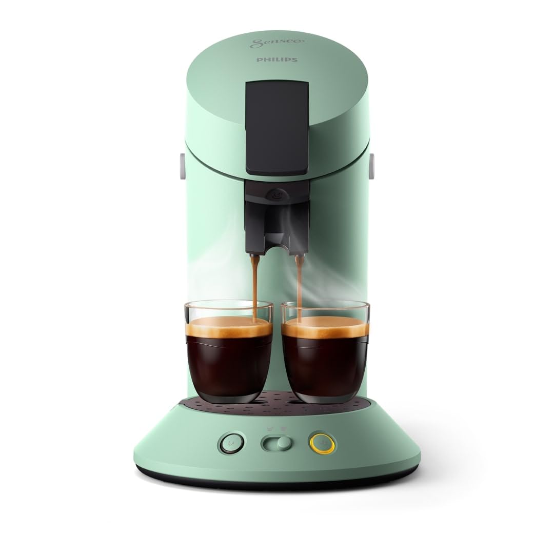 Machine à café à dosettes Senseo Original Plus - Vert Désert (CSA210/80)