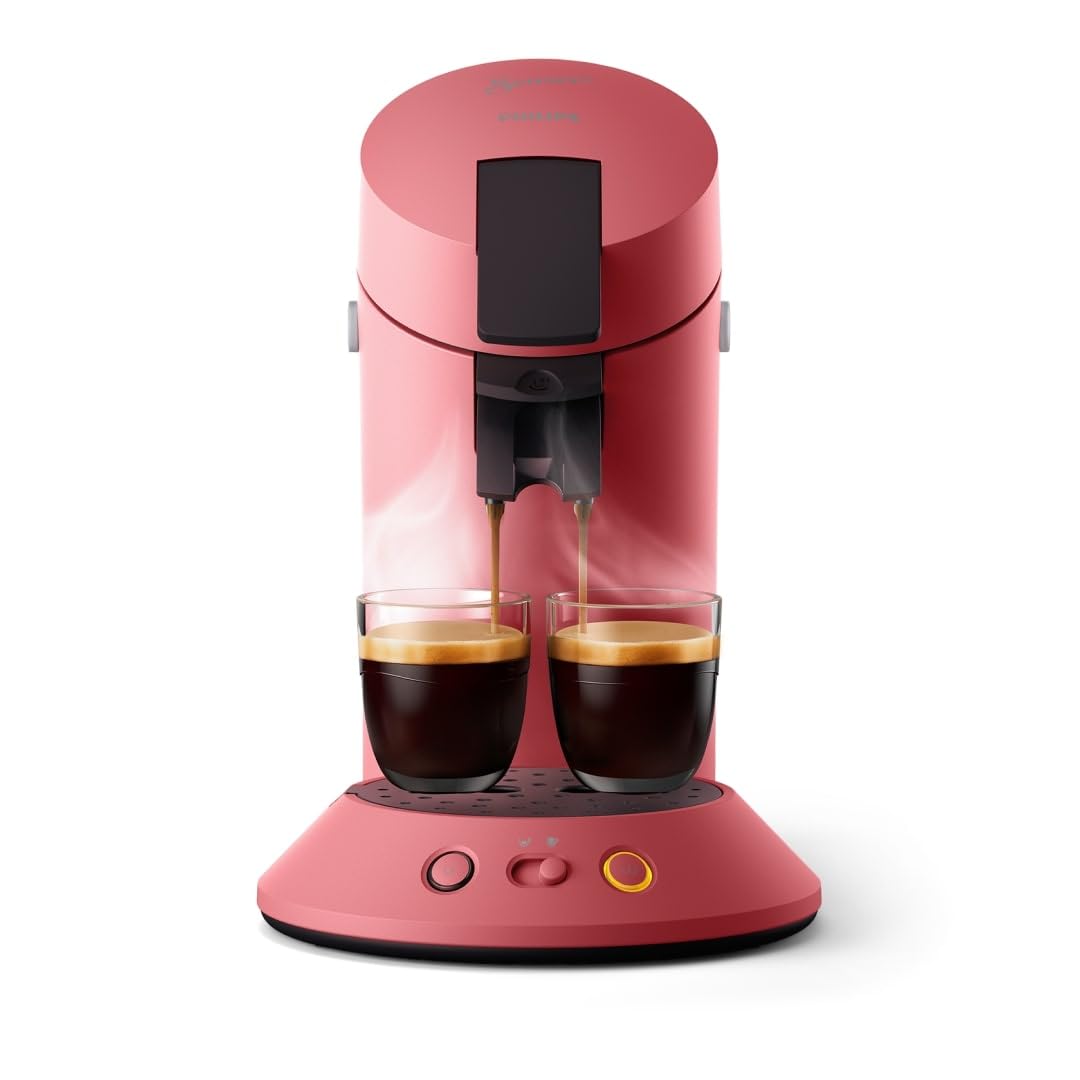 Machine à café à dosettes Senseo Original Plus - Rouge Tendre (CSA210/35)