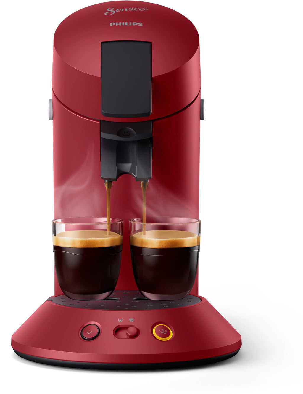 Machine à café à dosettes Senseo Original Plus - Rouge (CSA210/91)