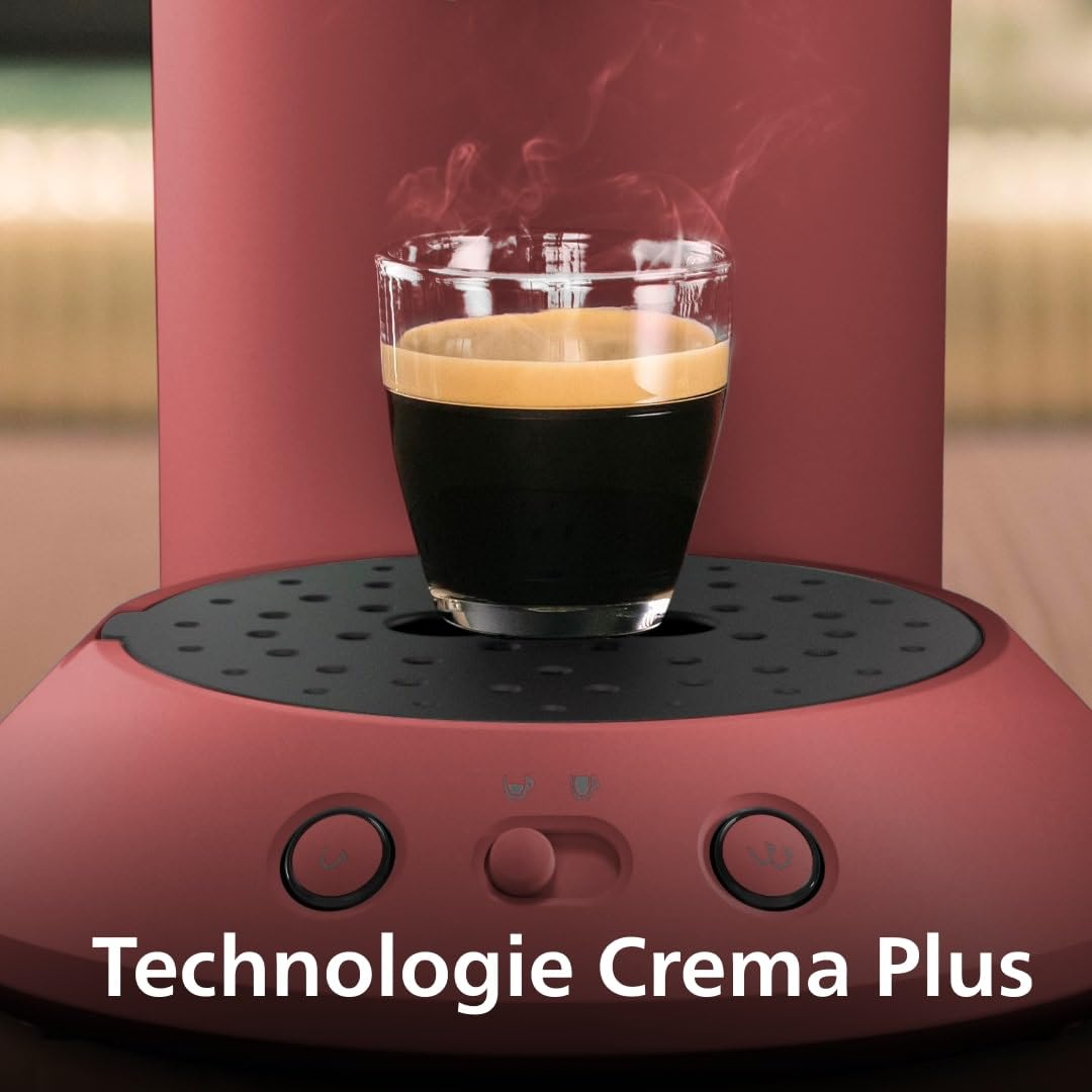 Machine à café à dosettes Senseo Original Plus - Rouge Tendre (CSA210/35)