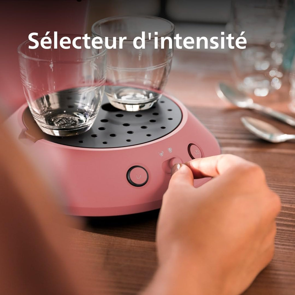 Machine à café à dosettes Senseo Original Plus - Rouge Tendre (CSA210/35)