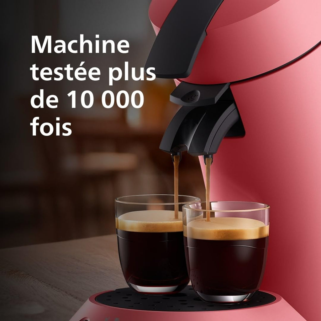Machine à café à dosettes Senseo Original Plus - Rouge Tendre (CSA210/35)