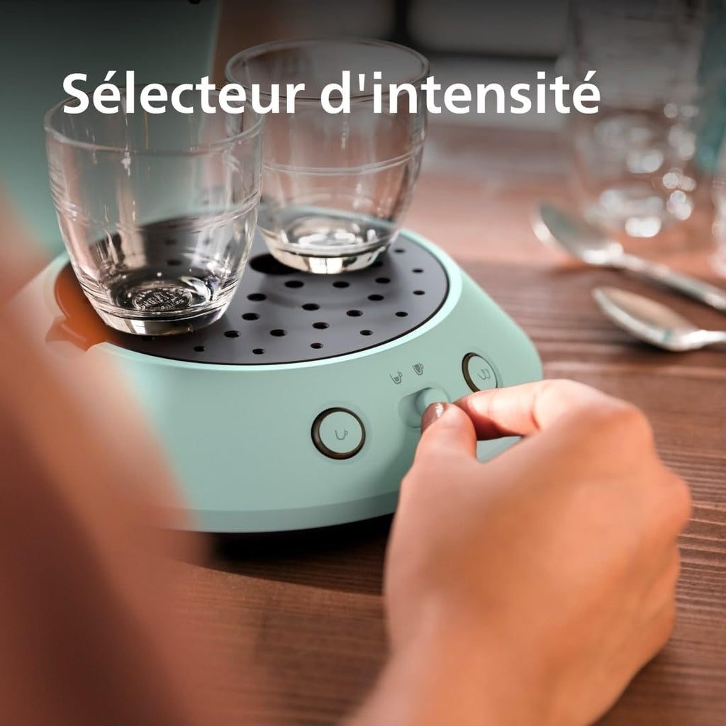 Machine à café à dosettes Senseo Original Plus - Vert Désert (CSA210/80)