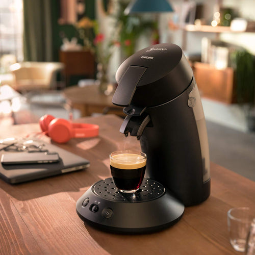 Cafetière à dosettes Senseo Original Plus - Noir Intense (CSA210/61)