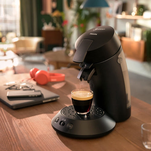 Machine à café à dosettes Senseo - Piano Noir (CSA210/22)