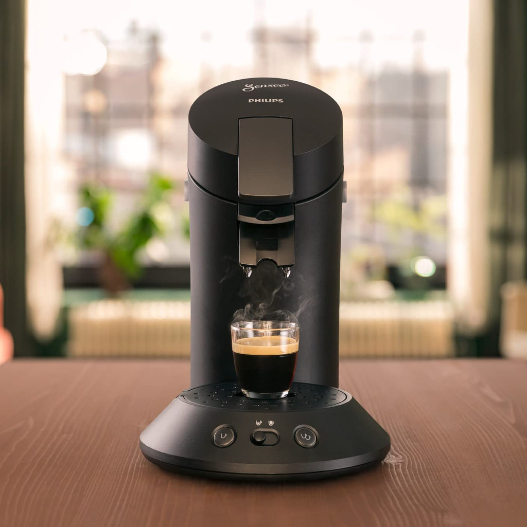 Machine à café à dosettes Senseo - Piano Noir (CSA210/22)