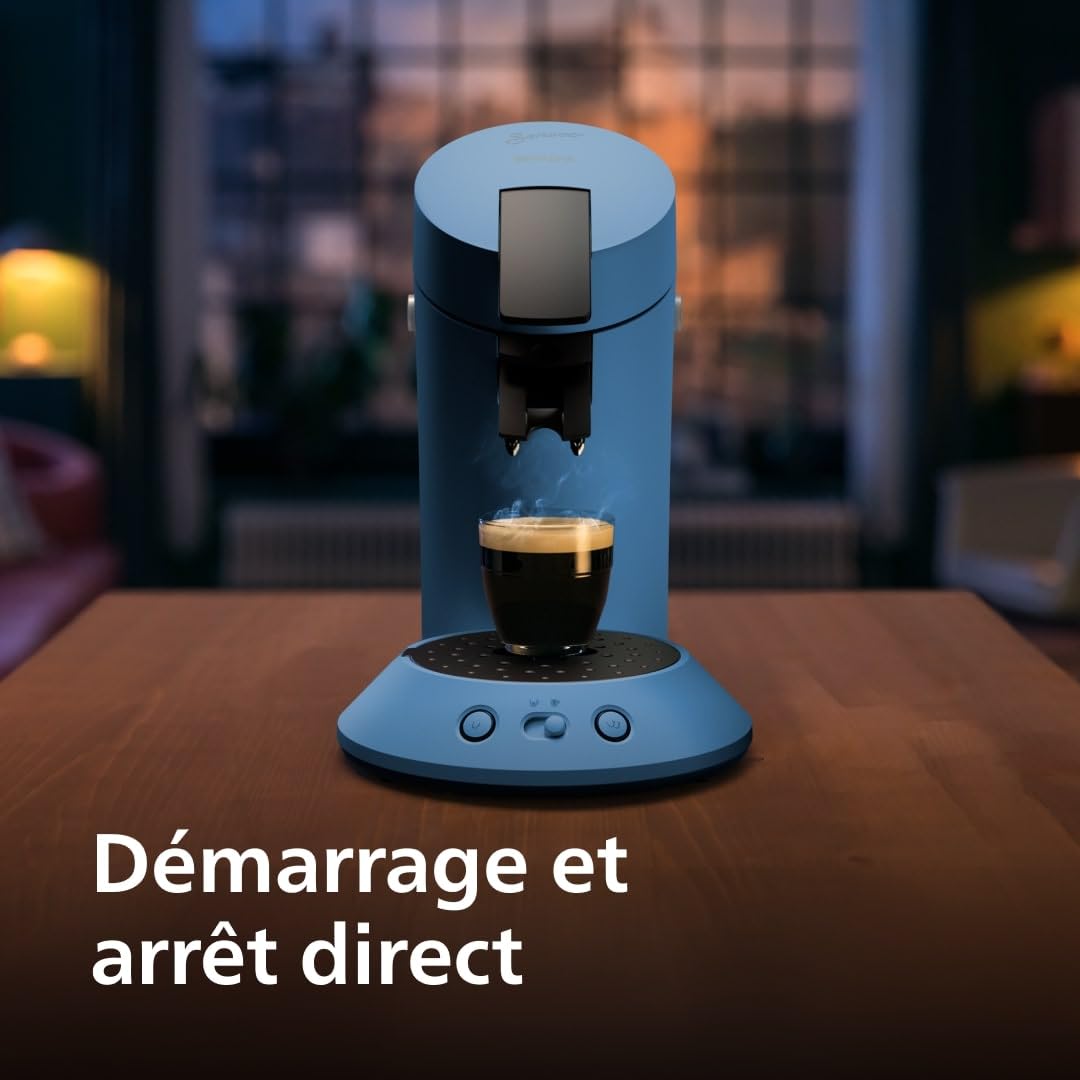 Machine à café à dosettes Senseo Original Plus - Bleu Paon (CSA210/00)