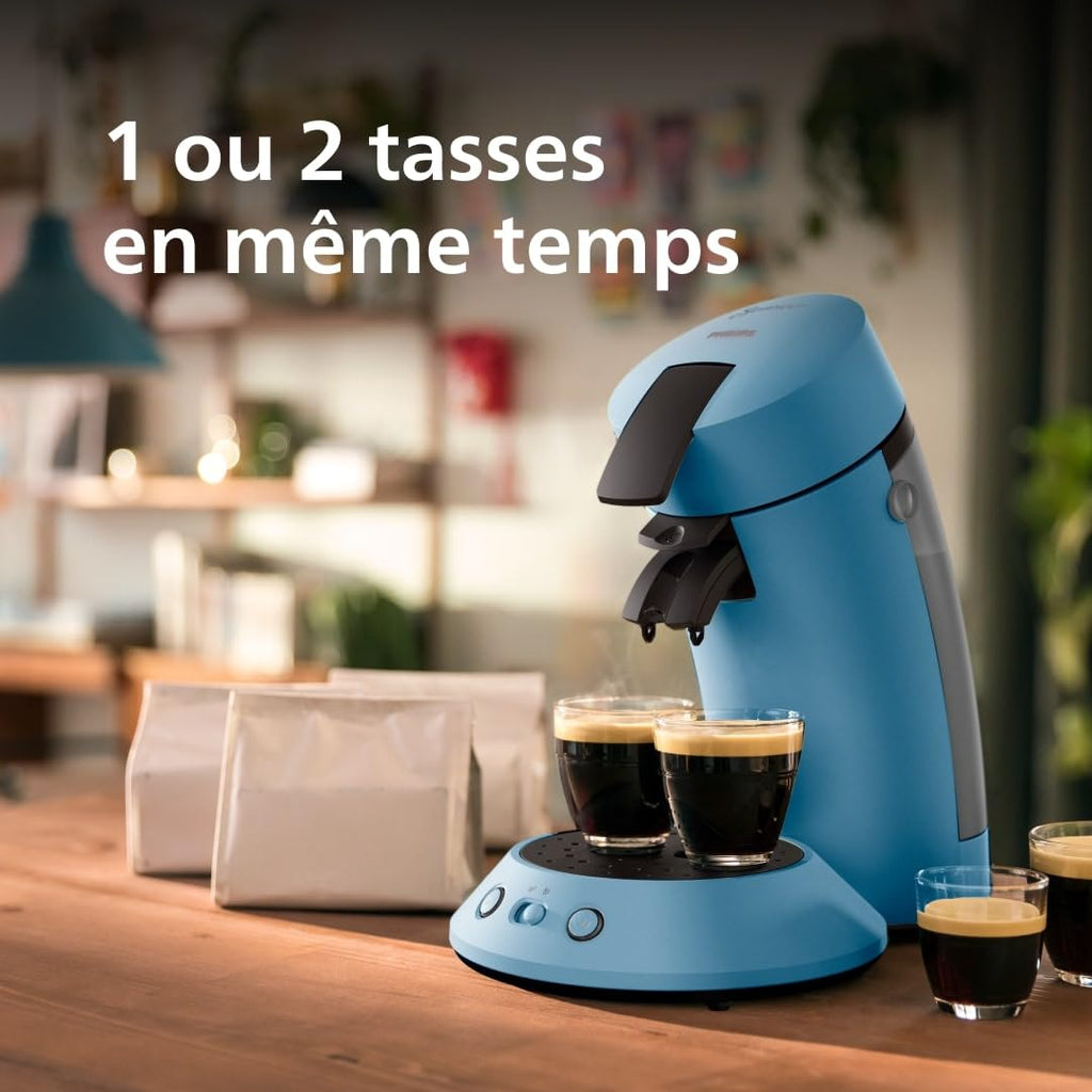 Machine à café à dosettes Senseo Original Plus - Bleu Paon (CSA210/00)
