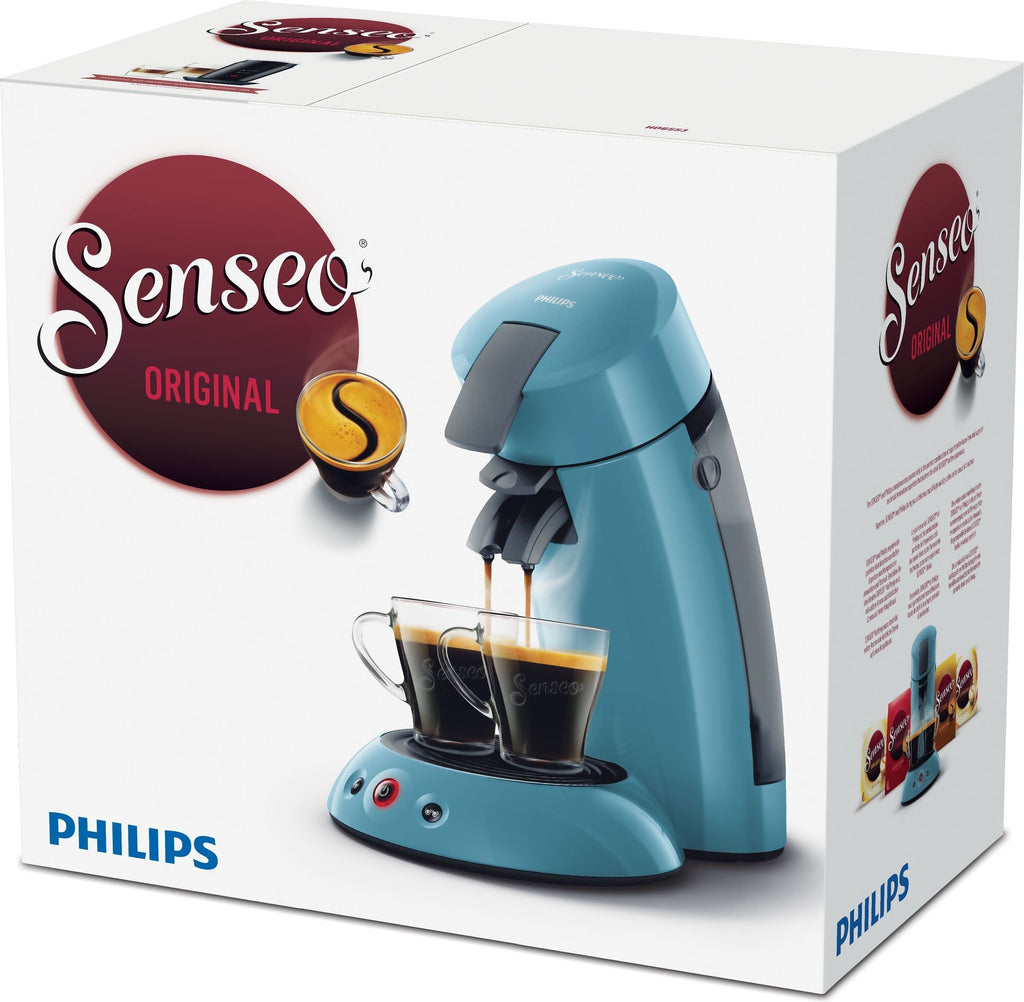 Machine à café à dosettes Senseo Original HD6553/21 - Bleu, 0,7 L, 1450 W