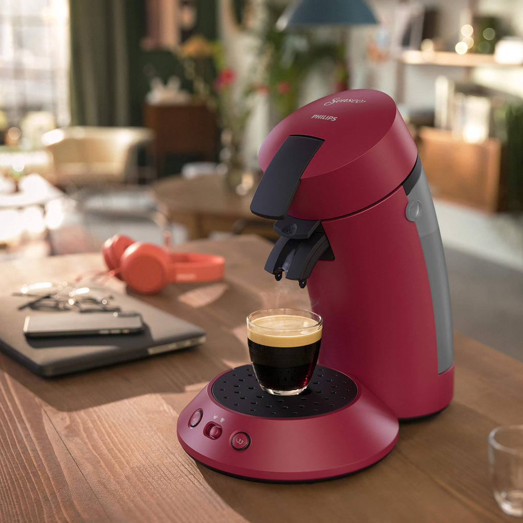 Machine à café à dosettes Senseo Original Plus - Rouge (CSA210/91)